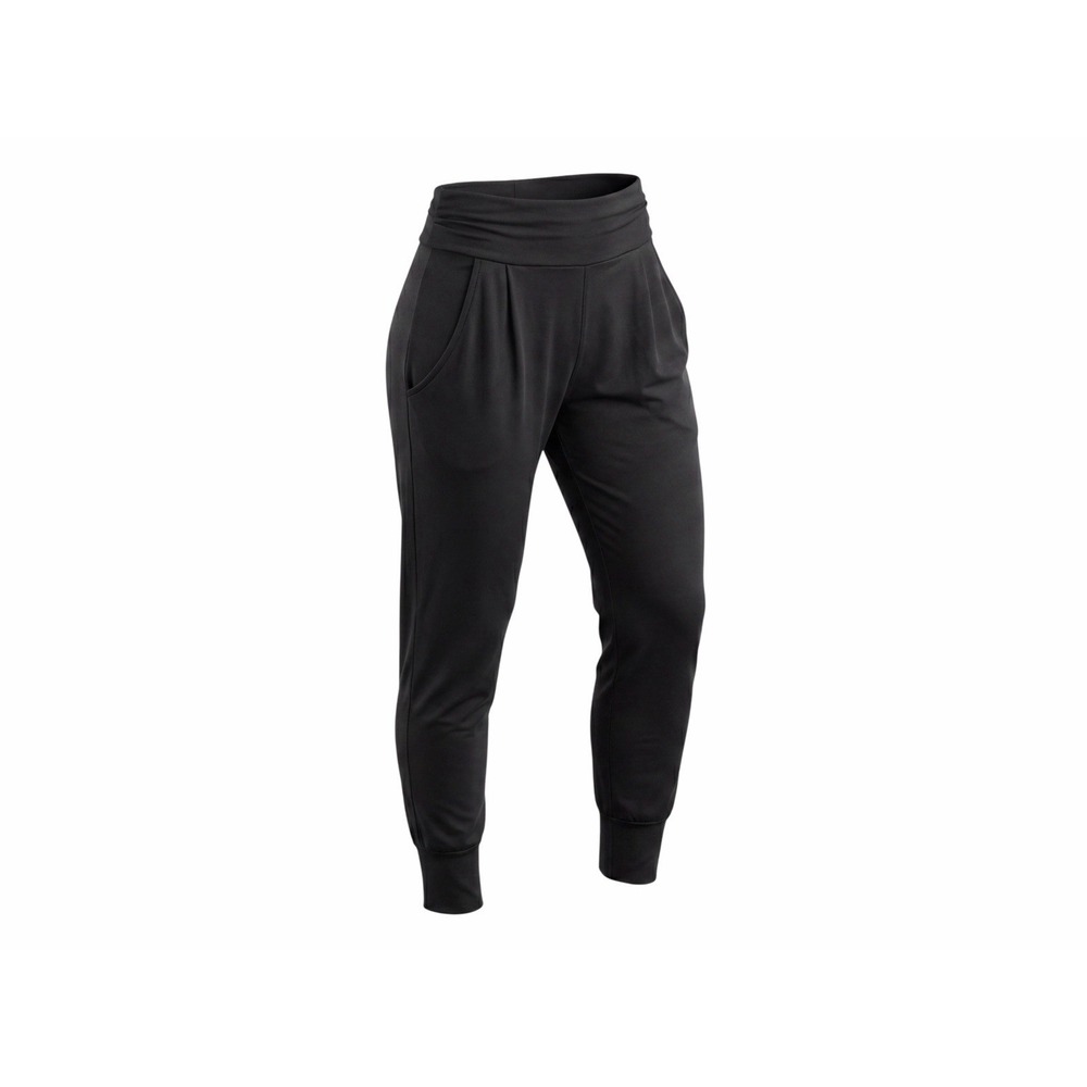 Champion Women's Athletic Pants Size L High Waist Pockets Cuffed Ankles Rayon Sp